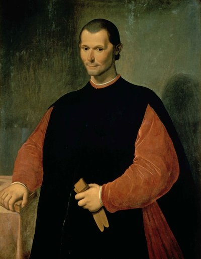 Retrato de Nicolau Maquiavel (1469-1527) de Santi di Tito